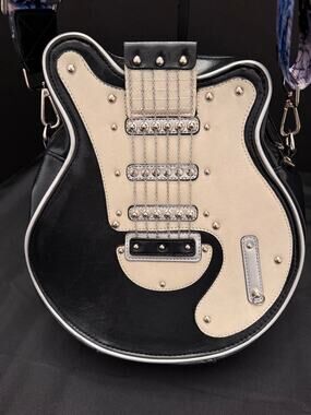 Rocker Streetwear NWOT Vintage-Inspired Electric Guitar Crossbody Bag 13x11x2.5